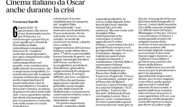 Cinegiornale.net il-presidente-anica-rutelli-sulle-nomination-italiane-ai-93-academy-awards-600x350 Il Presidente ANICA Rutelli sulle nomination italiane ai 93° Academy Awards Cinema News  