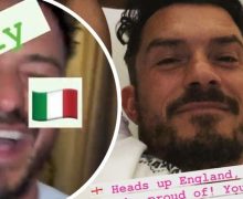 Cinegiornale.net orlando-bloom-canta-linno-ditalia-durante-la-finale-degli-europei-220x180 Orlando Bloom canta l’inno d’Italia durante la finale degli Europei News  